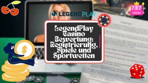 LegendPlay Casino Bewertung: Registrierung, Spiele und Sportwetten